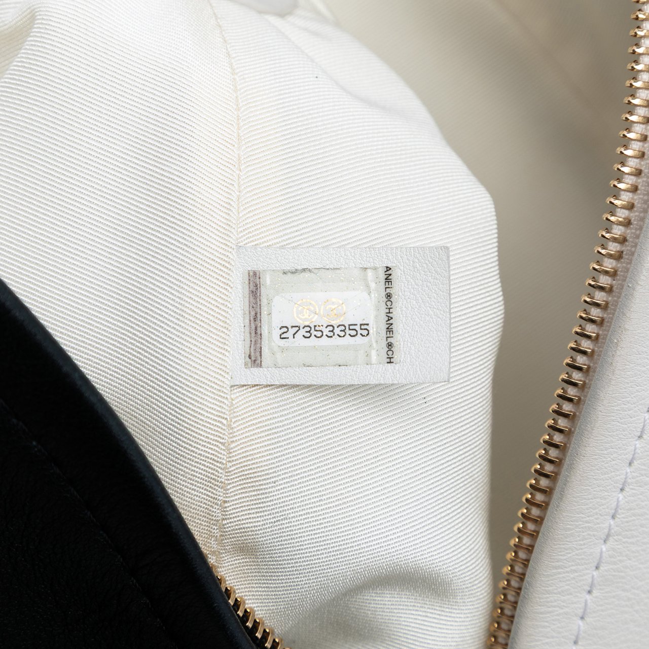 Chanel Calfskin Coco Beach Ball Bag Zwart