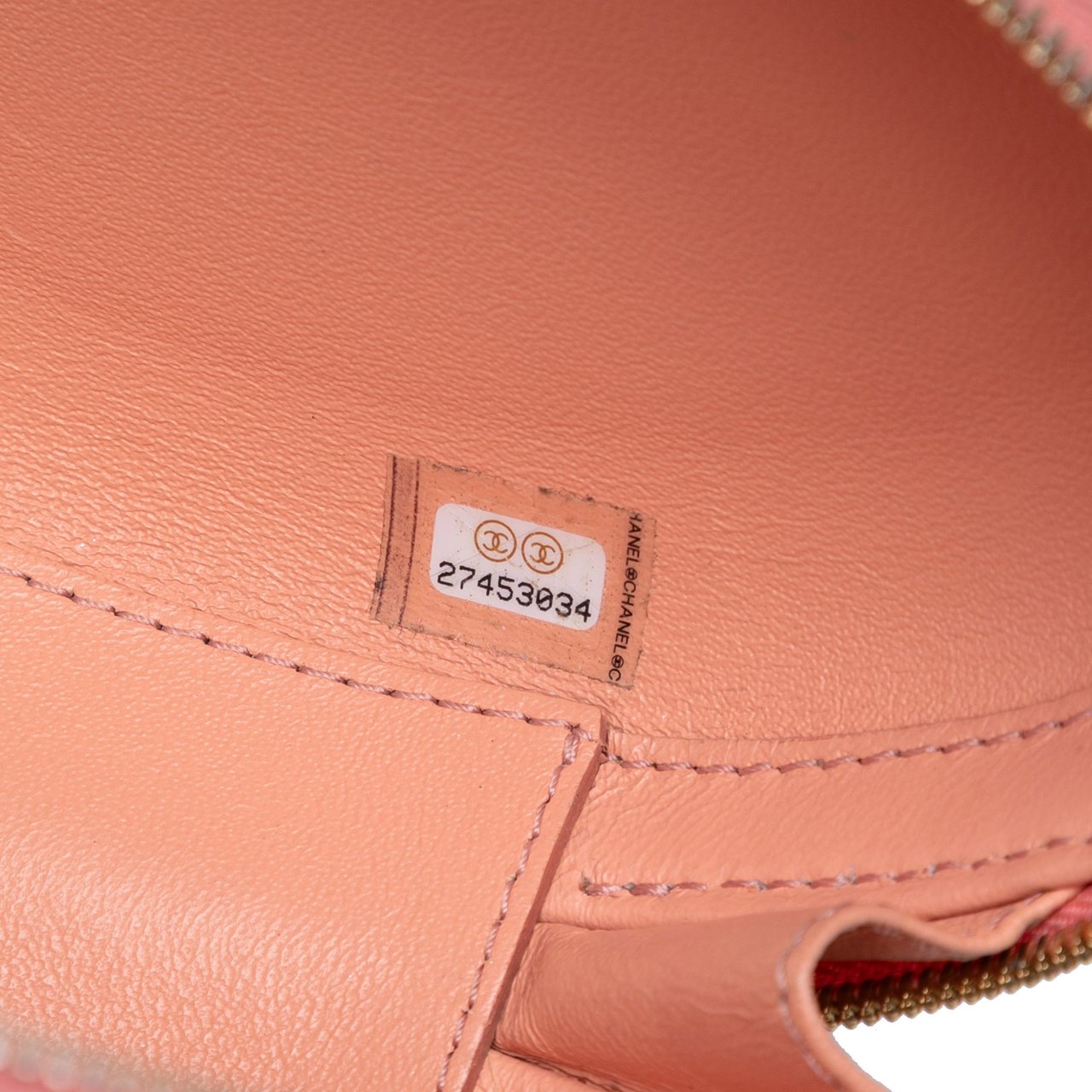 Chanel Chevron Stitched Calfskin La Pausa Evening Bag Roze