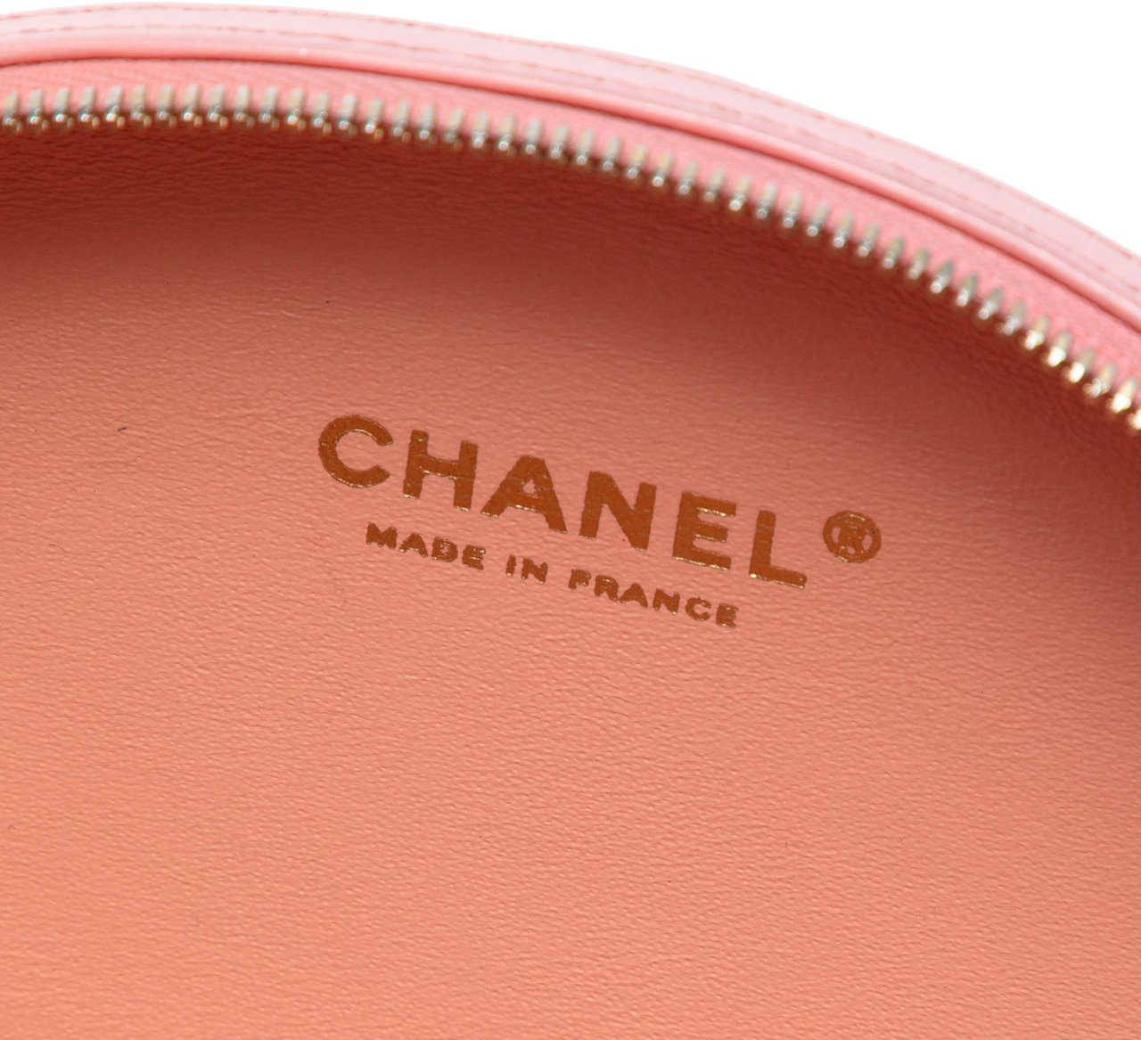 Chanel Chevron Stitched Calfskin La Pausa Evening Bag Roze