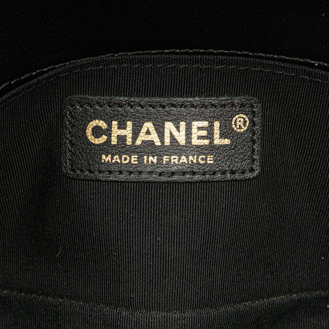 Chanel Small Braided Sheepskin Boy Flap Zwart