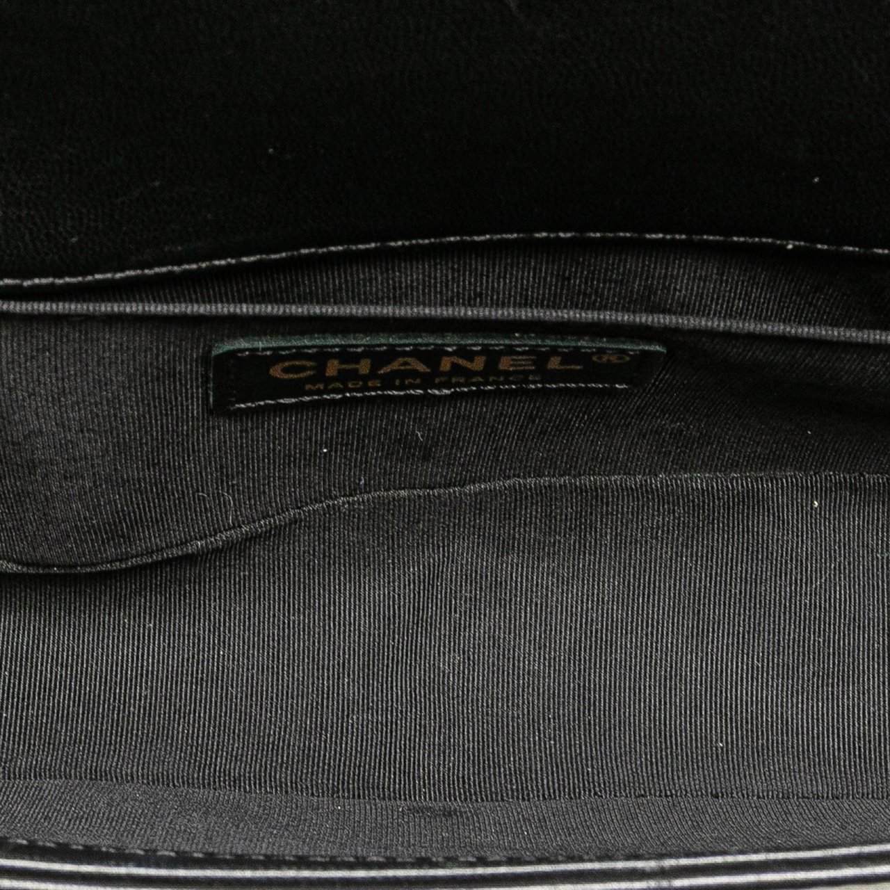 Chanel Small Braided Sheepskin Boy Flap Zwart
