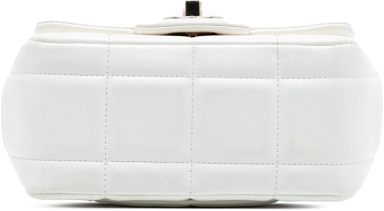 Chanel Mini Square Lambskin Resin Crystal Monacoco Flap Wit