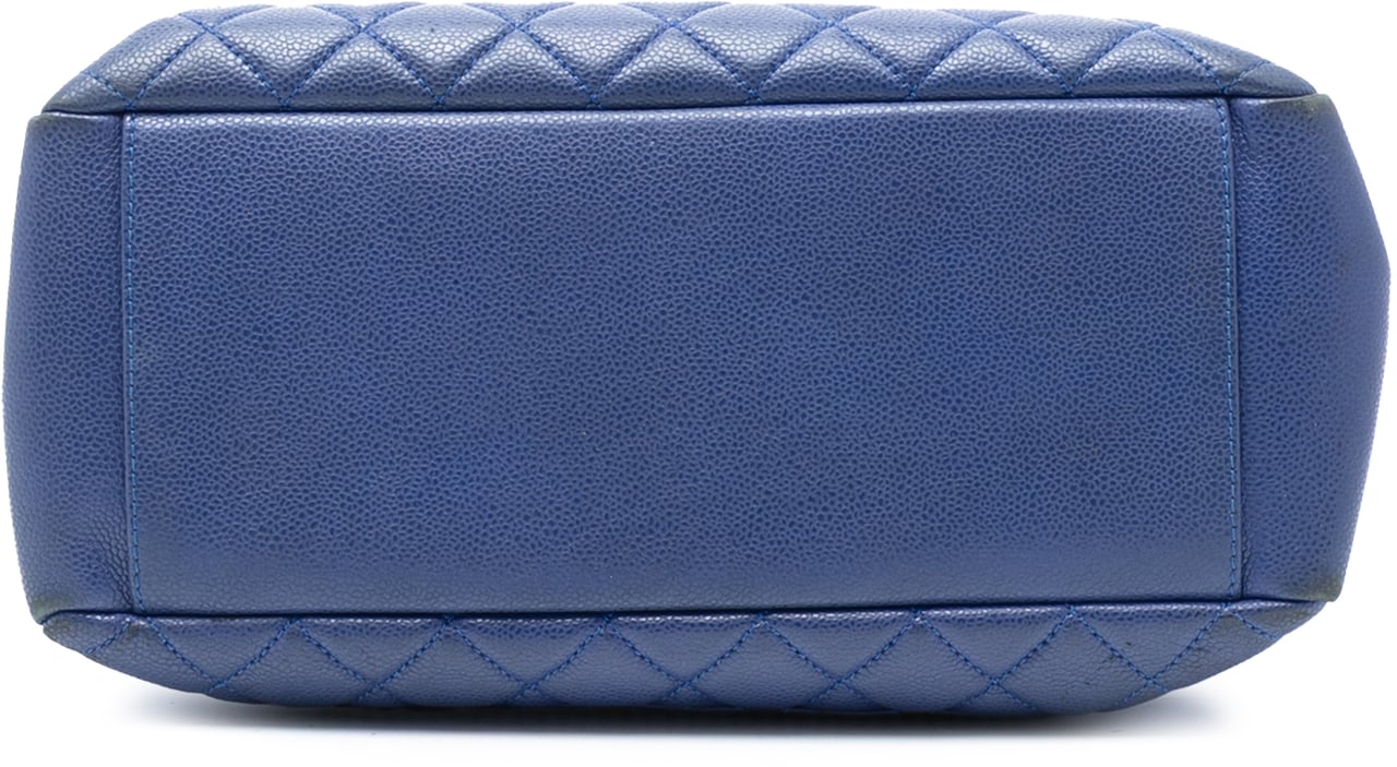 Chanel Caviar Grand Shopping Tote Blauw