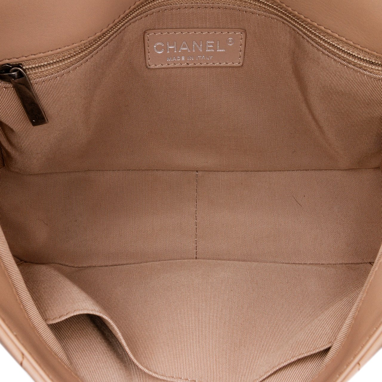 Chanel Medium CC Quilted Calfskin Single Flap Bruin