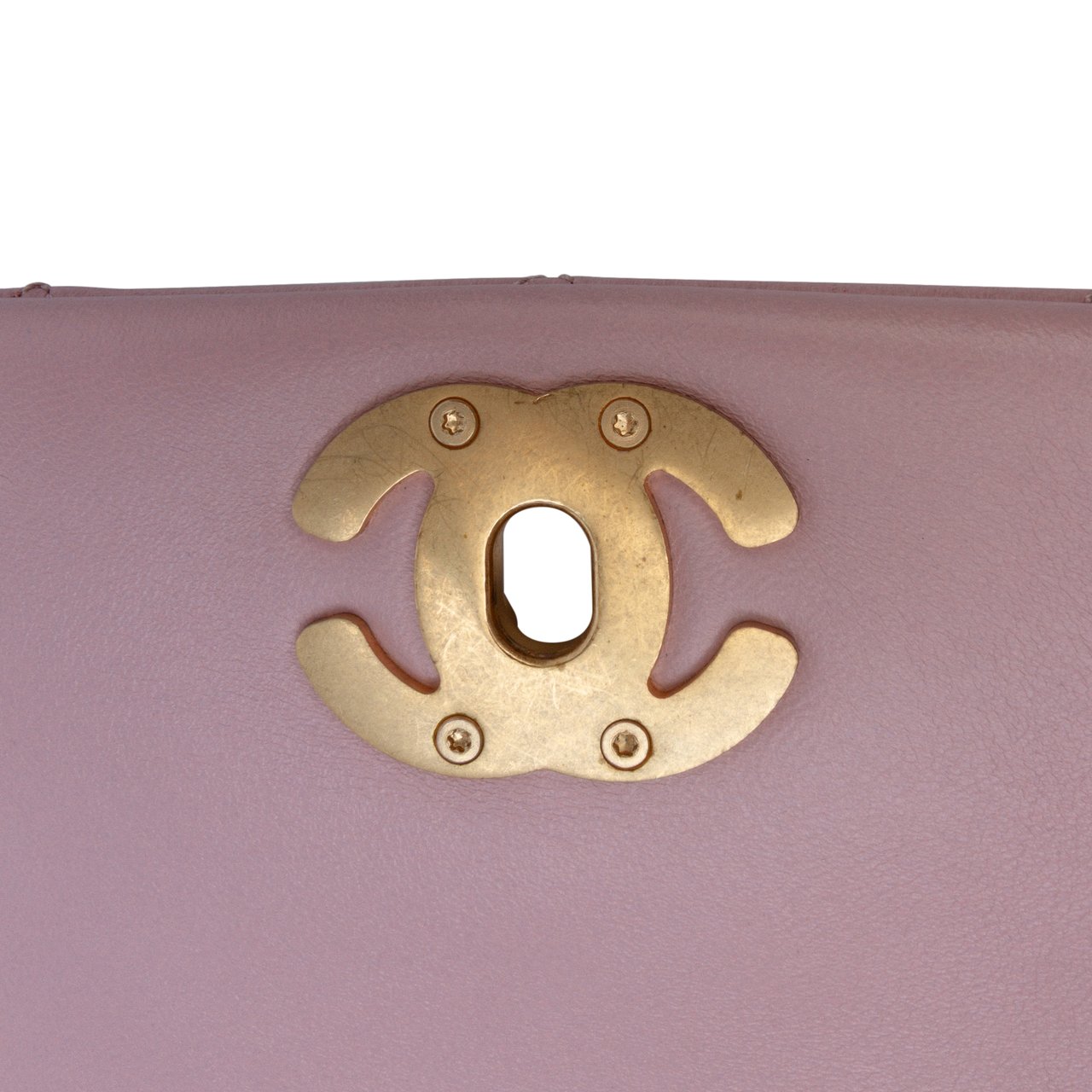 Chanel Quilted Lambskin Braided CC Single Flap Roze