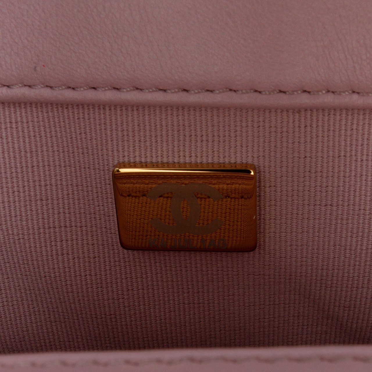 Chanel Quilted Lambskin Braided CC Single Flap Roze