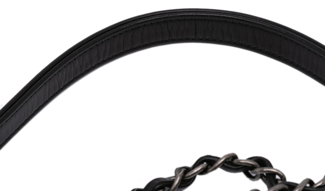 Chanel Medium Quilted Lambskin Ballerine Flap Zwart