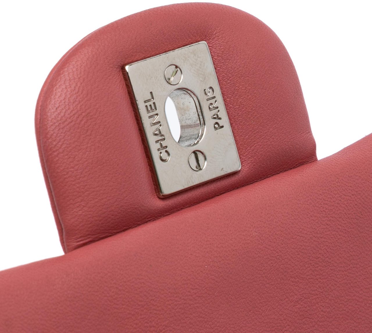 Chanel Mini Square Classic Lambskin Single Flap Roze