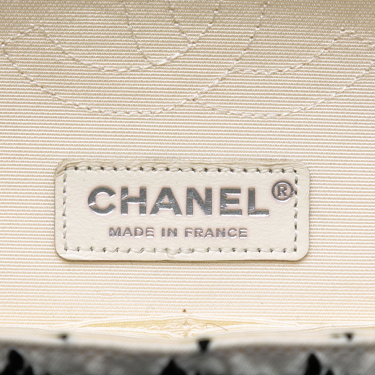 Chanel Medium Classic Embroidered Canvas Double Flap Wit