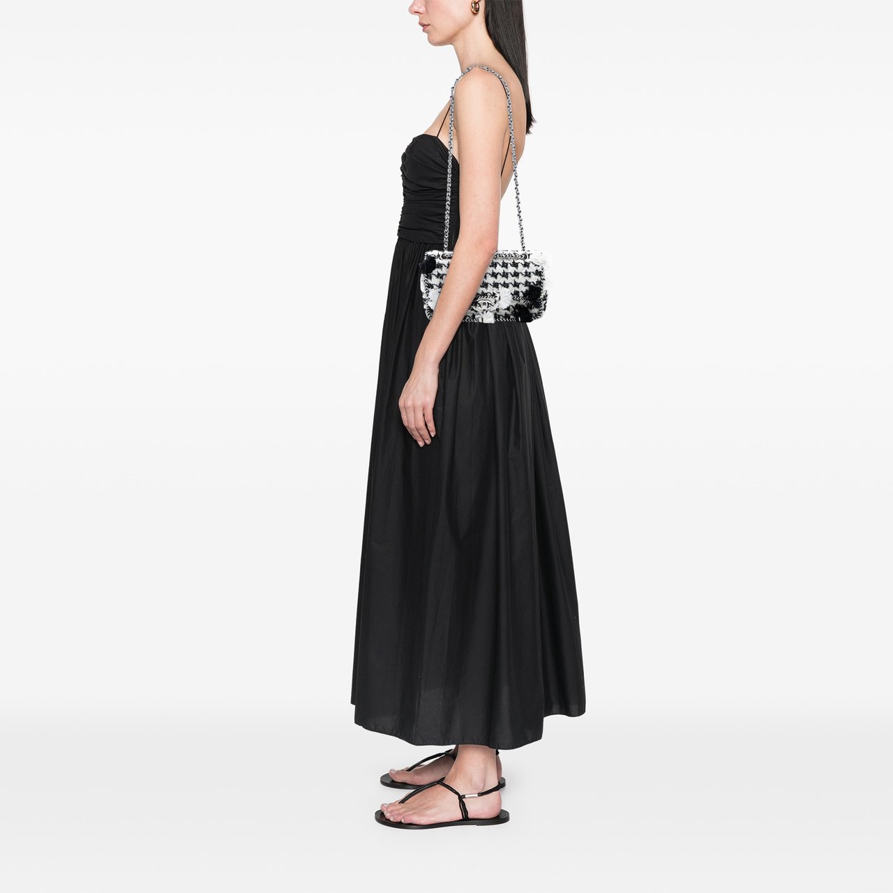 Chanel Medium Classic Embroidered Canvas Double Flap Wit