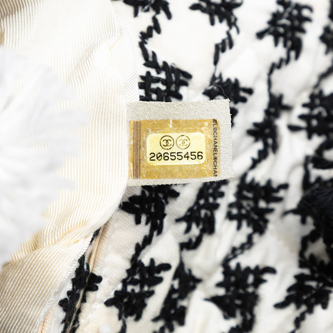 Chanel Medium Classic Embroidered Canvas Double Flap Wit