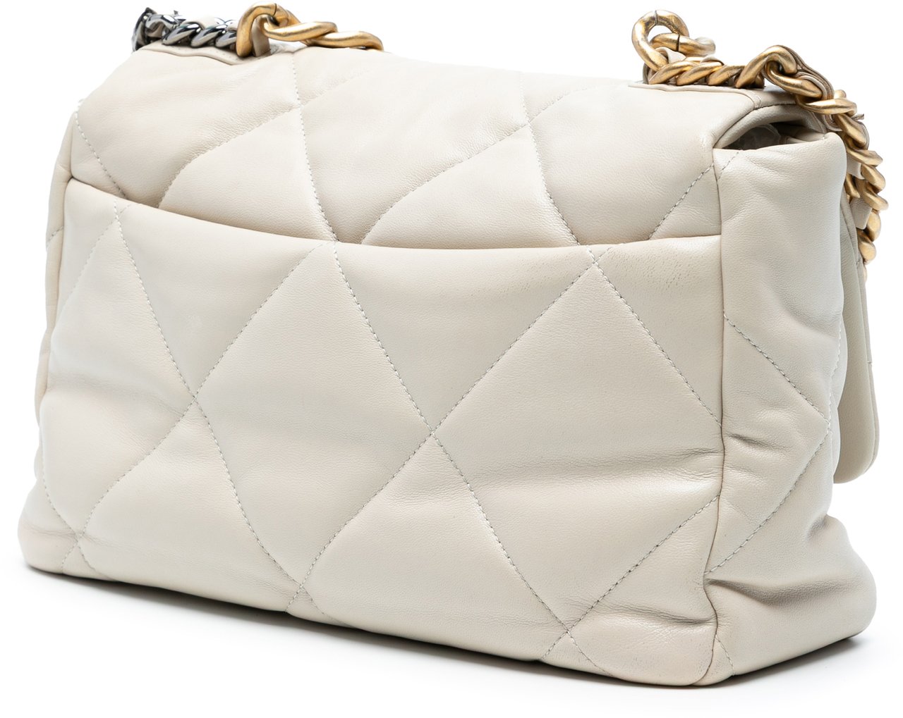 Chanel Large Lambskin 19 Flap Wit