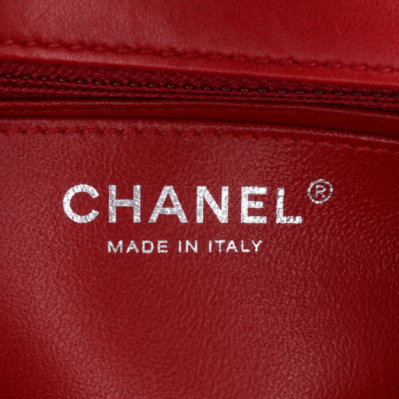 Chanel Mini Square Classic Lambskin Single Flap Rood