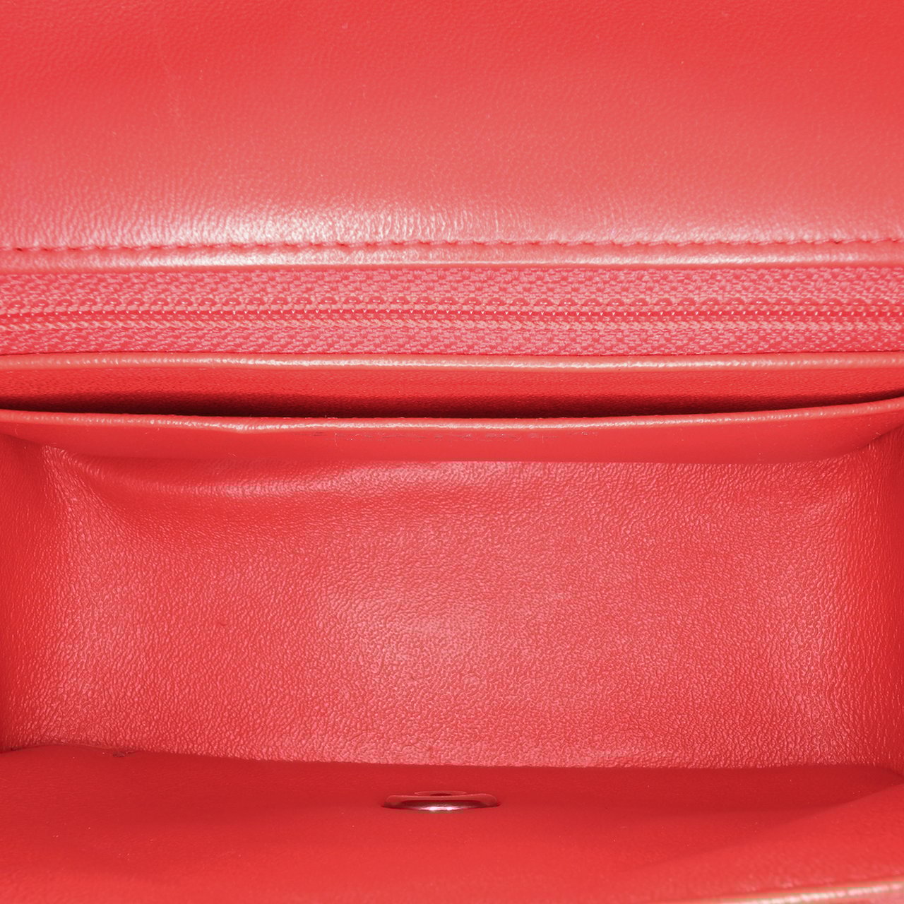 Chanel Mini Square Classic Lambskin Flap Rood