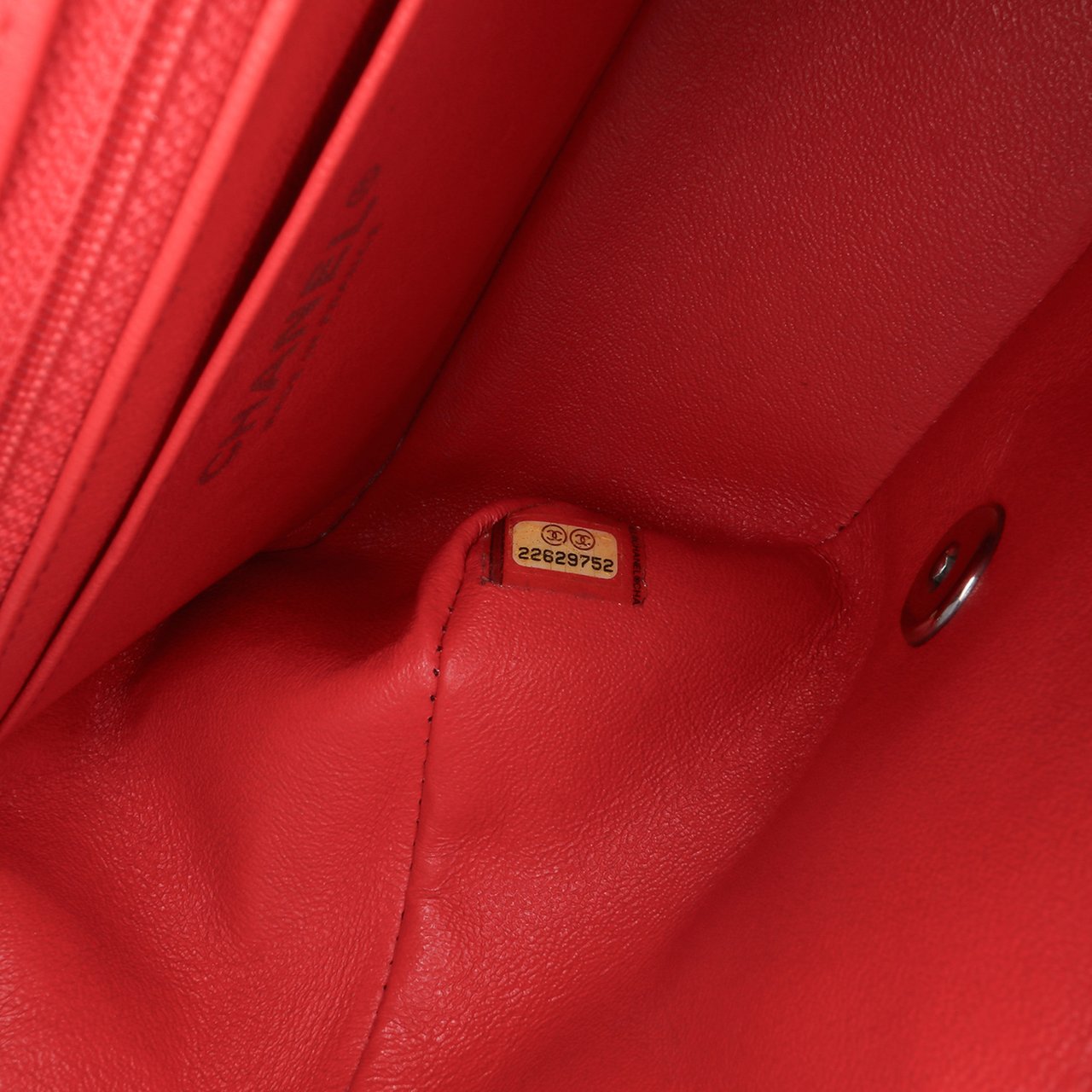 Chanel Mini Square Classic Lambskin Flap Rood