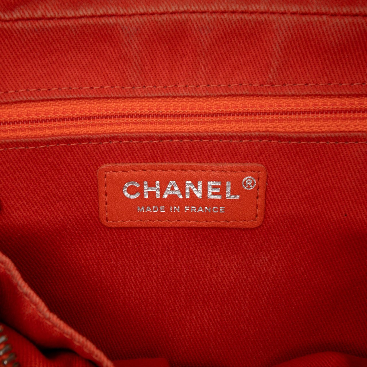 Chanel Medium Quilted Caviar Easy Flap Oranje