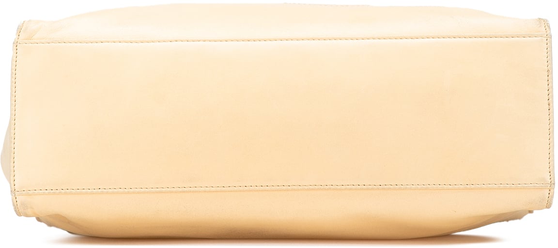 Chanel CC Lambskin Chain Tote Bruin