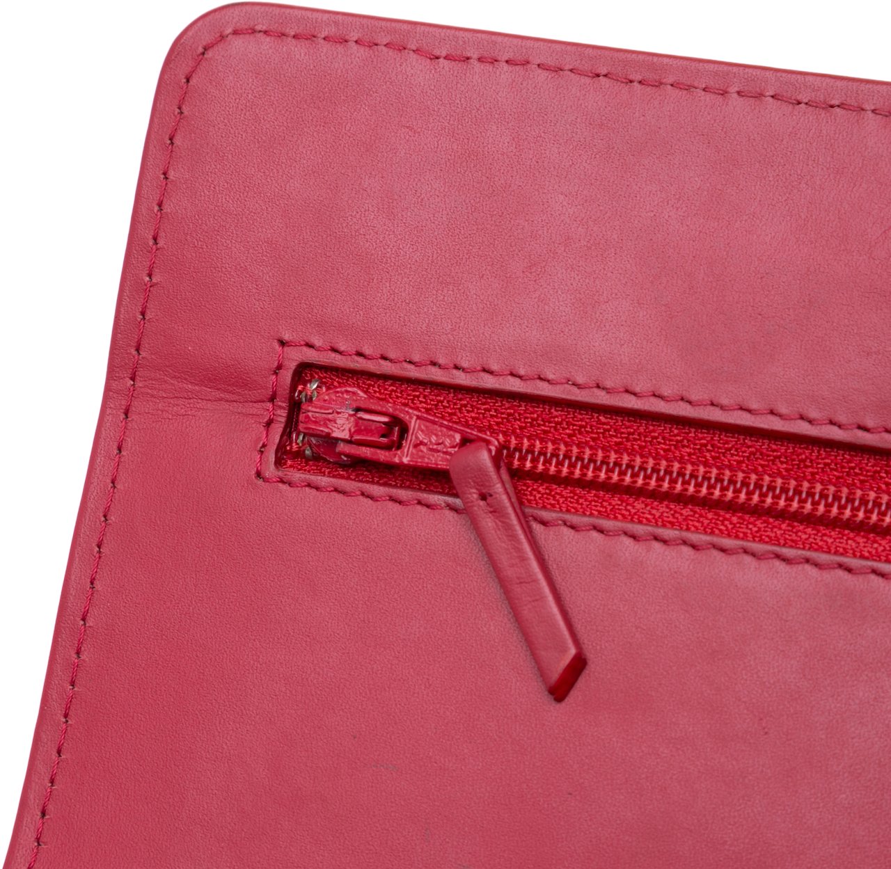 Chanel Paris Dallas CC Patent Goatskin Wallet on Chain Rood