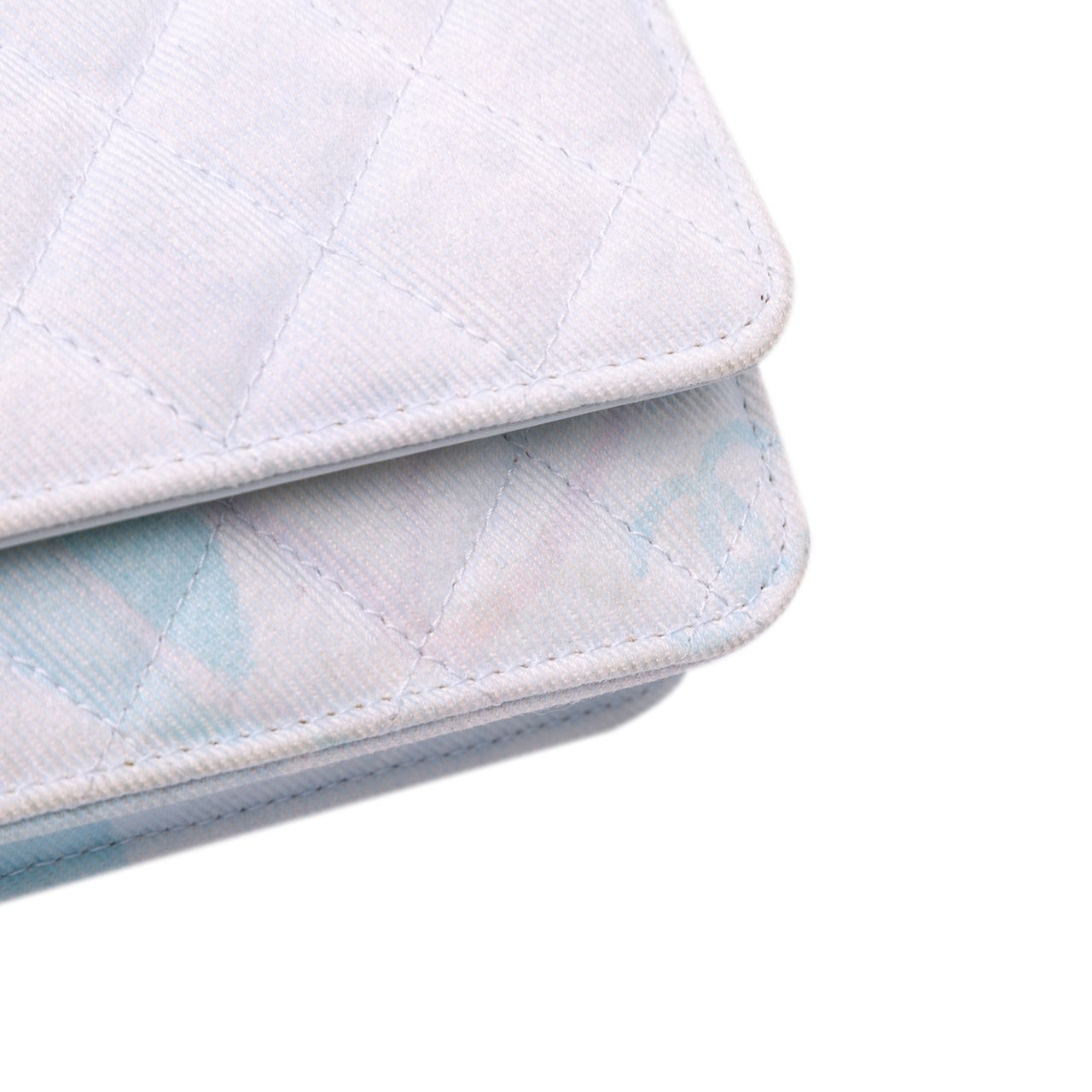 Chanel CC Quilted Canvas Jungle Jeans Wallet on Chain Wit