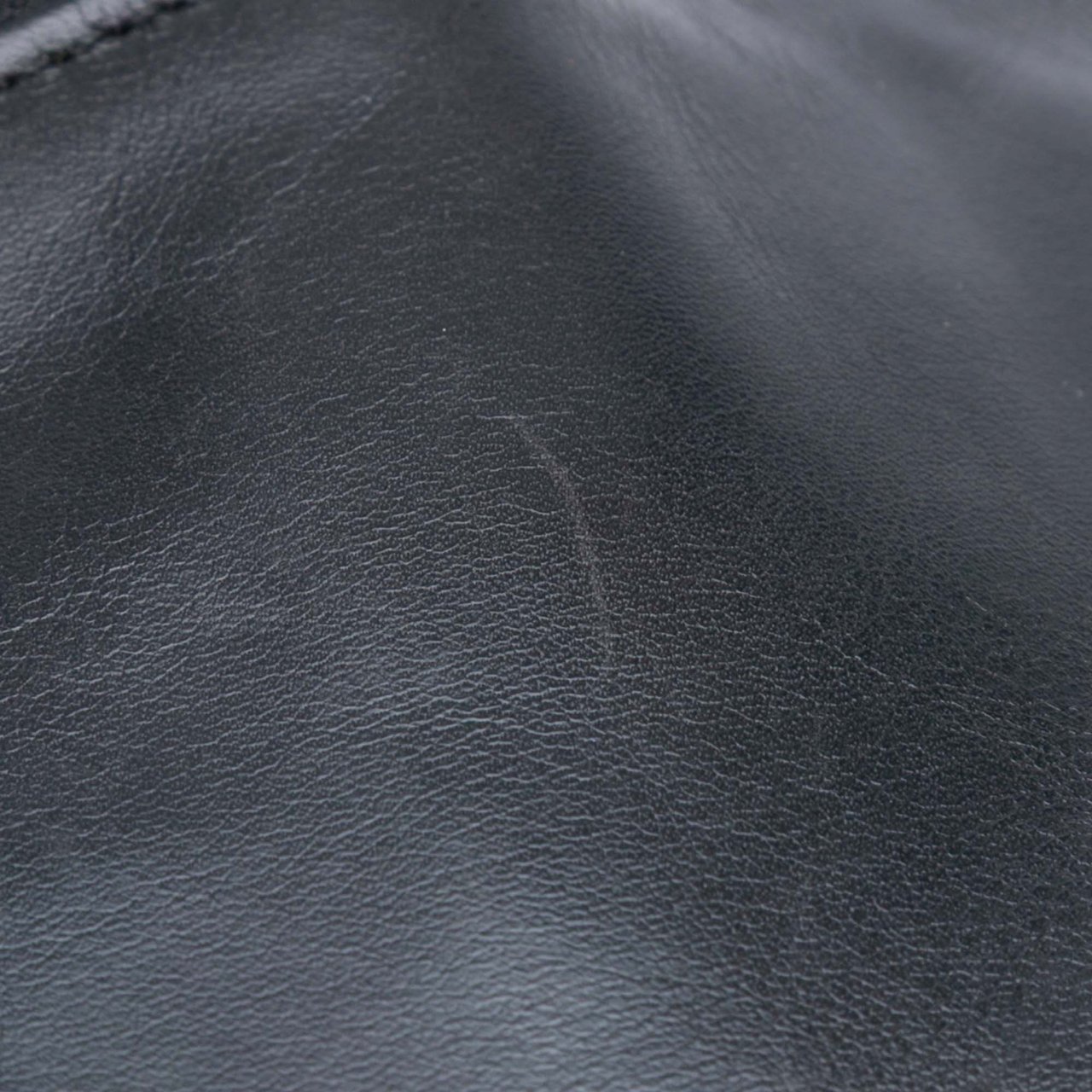 Chanel CC Lambskin Tortoise Top Handle Tote Zwart