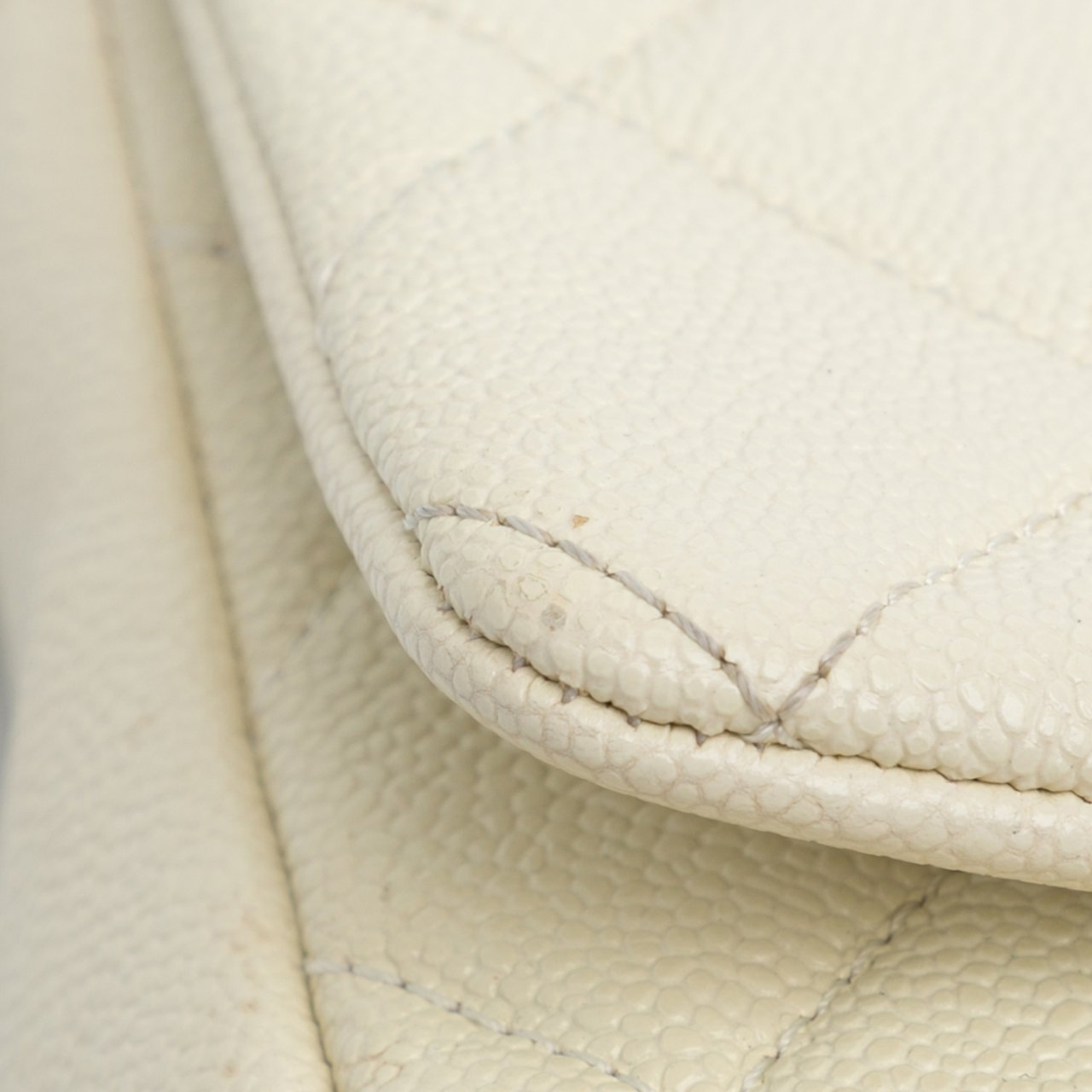 Chanel Small Quilted Caviar Chain Melody Flap Wit