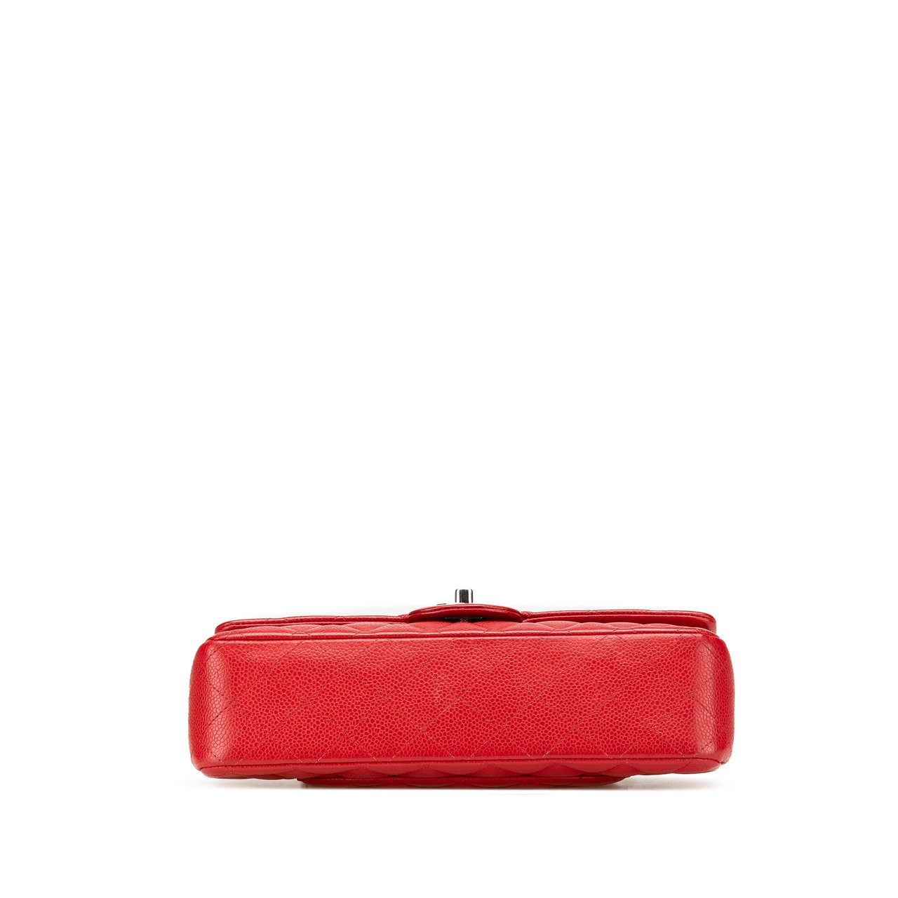 Chanel Medium Classic Caviar Double Flap Rood