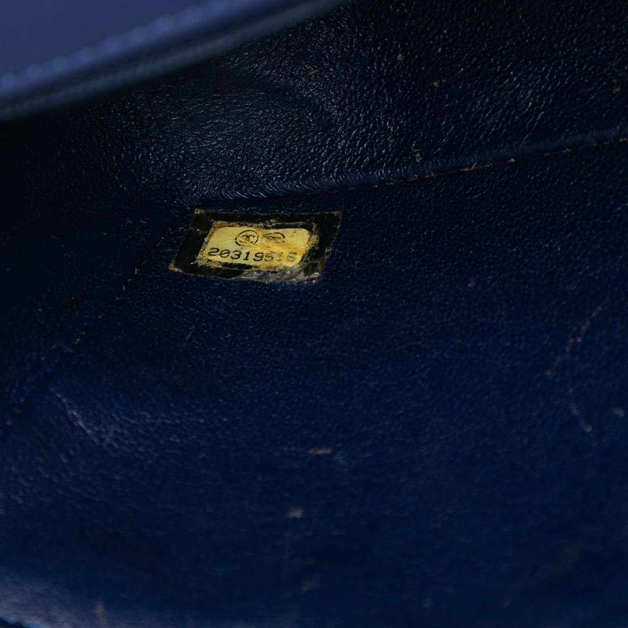 Chanel Mini Rectangular Classic Velvet Single Flap Blauw