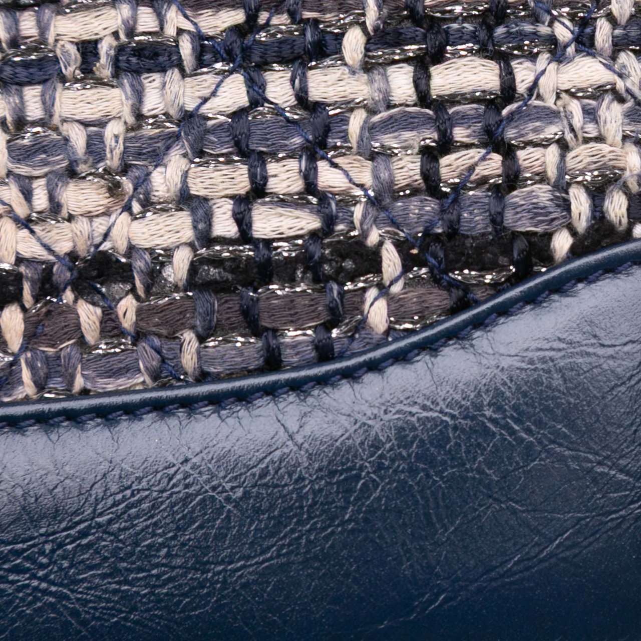 Chanel Quilted Tweed and Calfskin Gabrielle Wallet On Chain Bruin