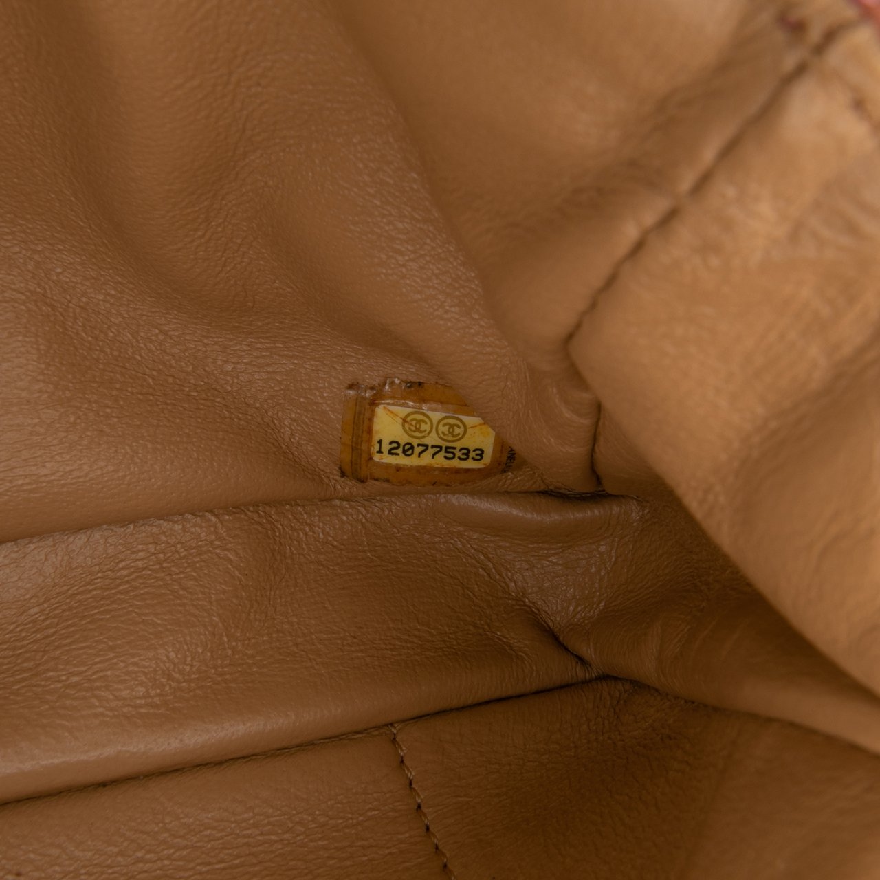 Chanel Classic Lambskin East West Single Flap Oranje