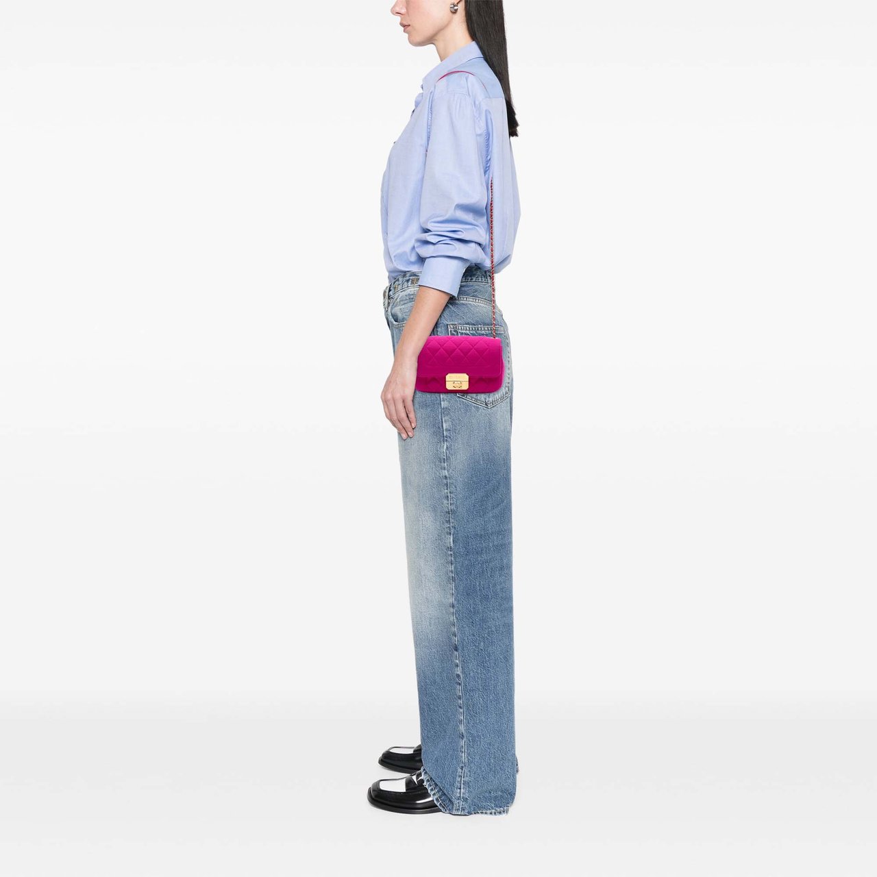 Chanel Mini Jersey Chic With Me Flap Roze
