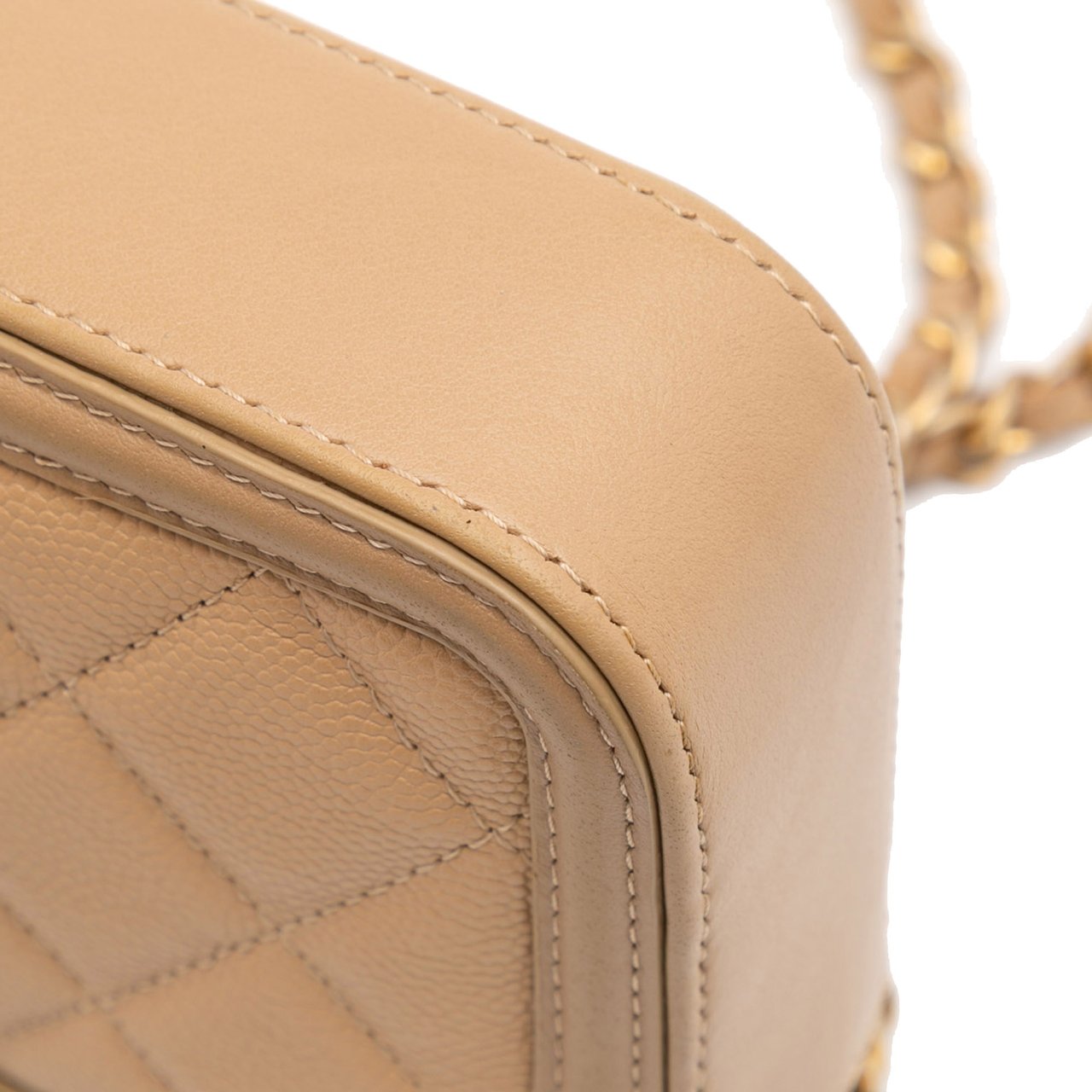 Chanel Caviar CC Filigree Crossbody Bruin