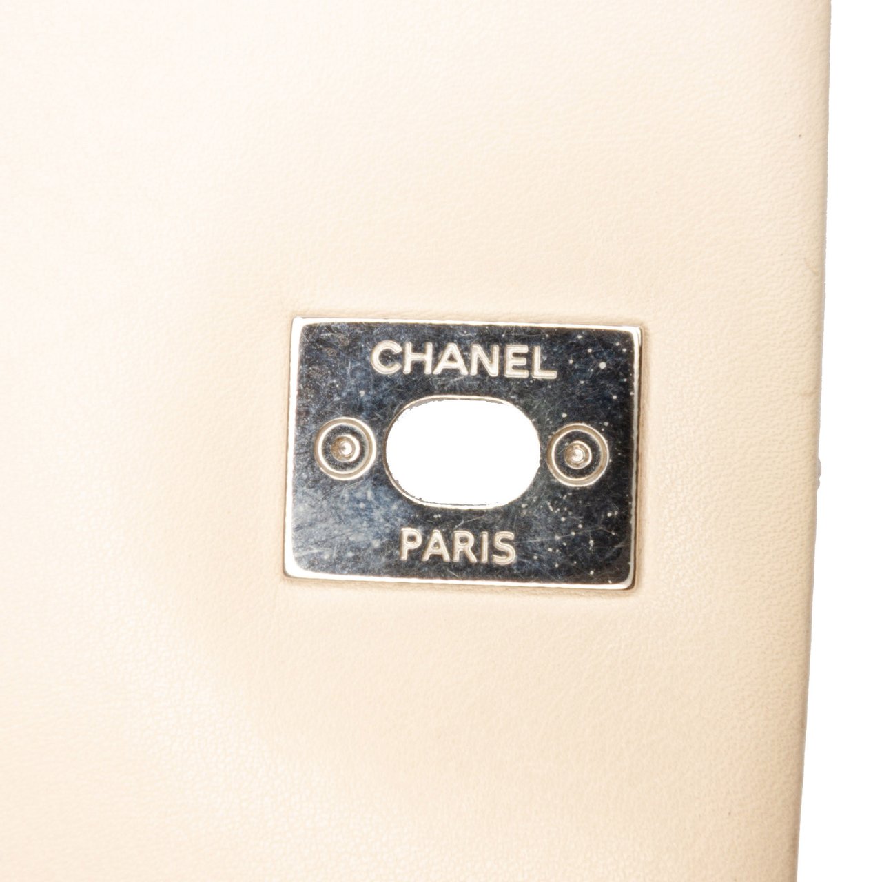 Chanel CC Bicolor Quilted Calfskin and Caviar Single Flap Bruin