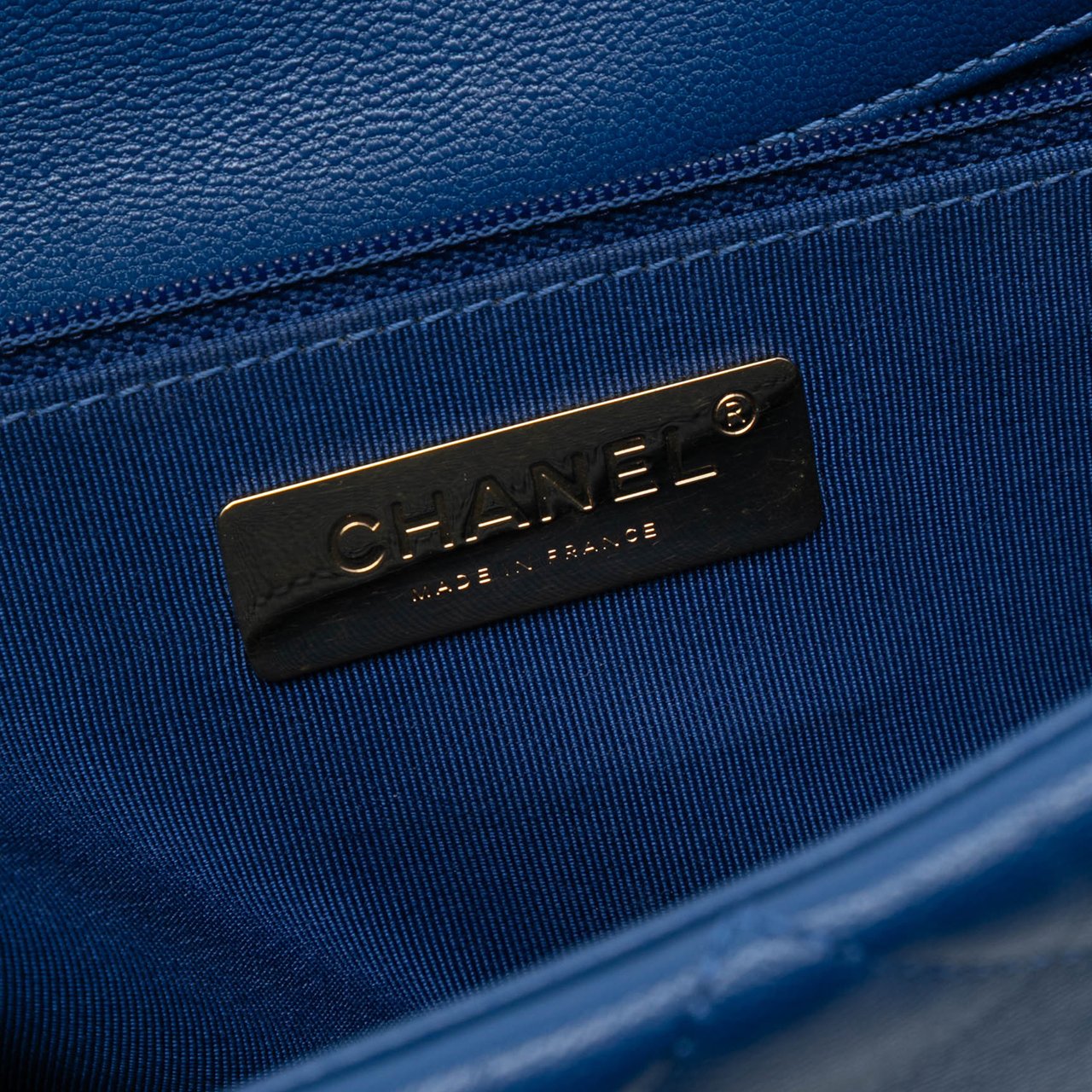 Chanel Large Lambskin 19 Flap Blauw