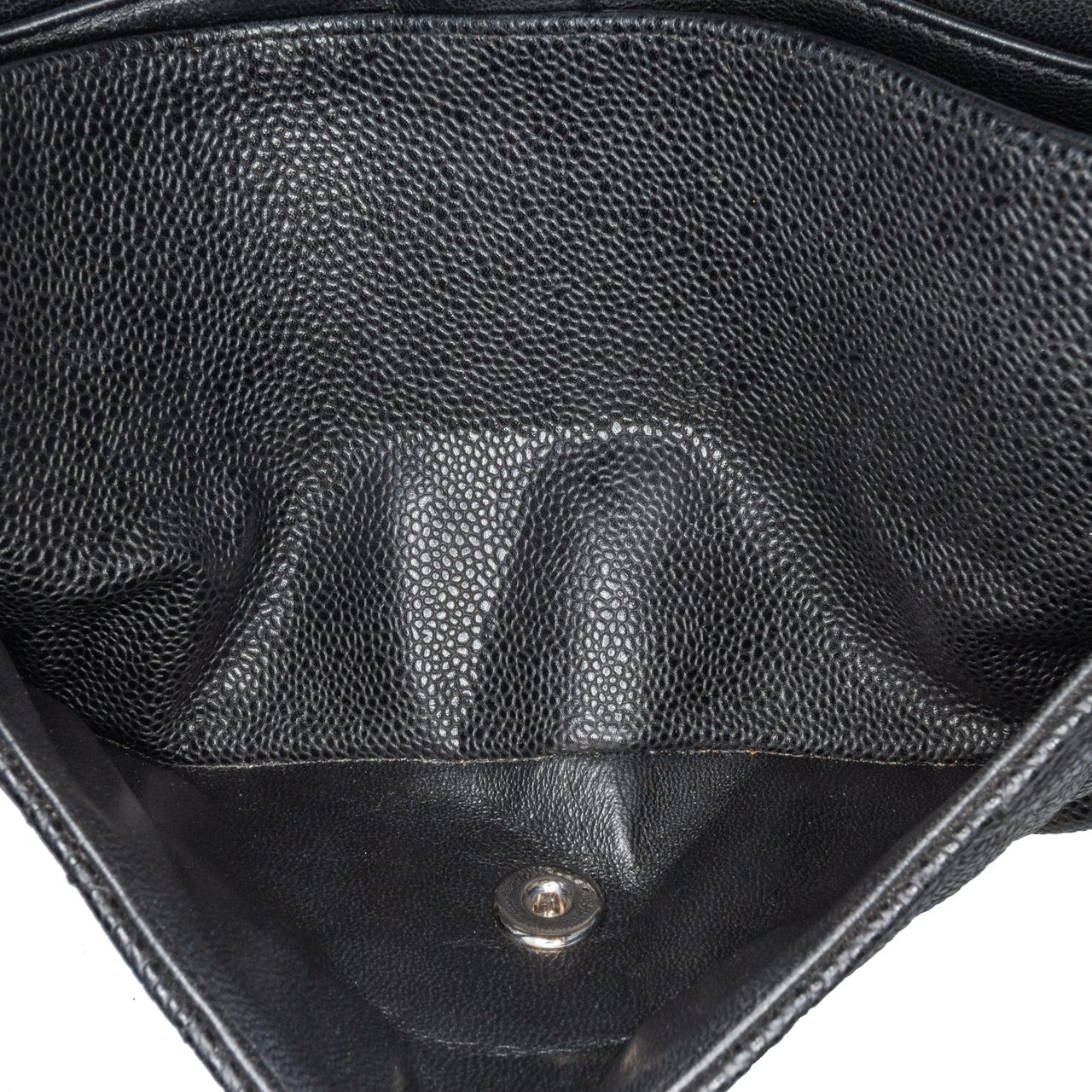 Chanel Medium Classic Caviar Double Flap Zwart