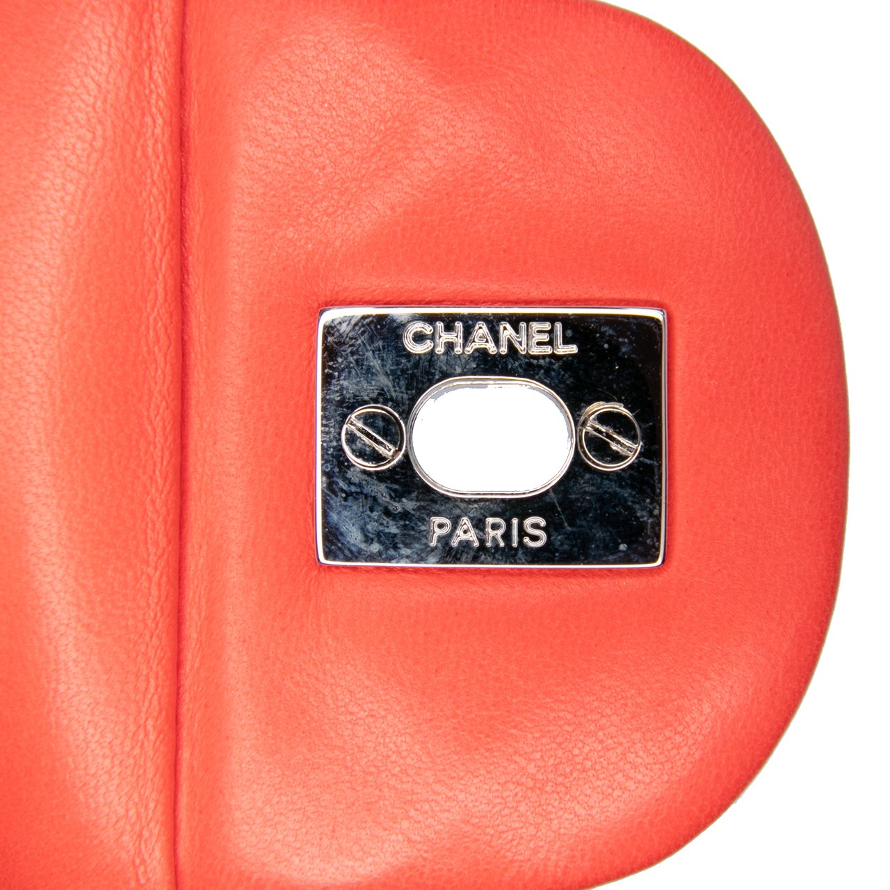 Chanel Medium Classic Bicolor Lambskin Double Flap Rood
