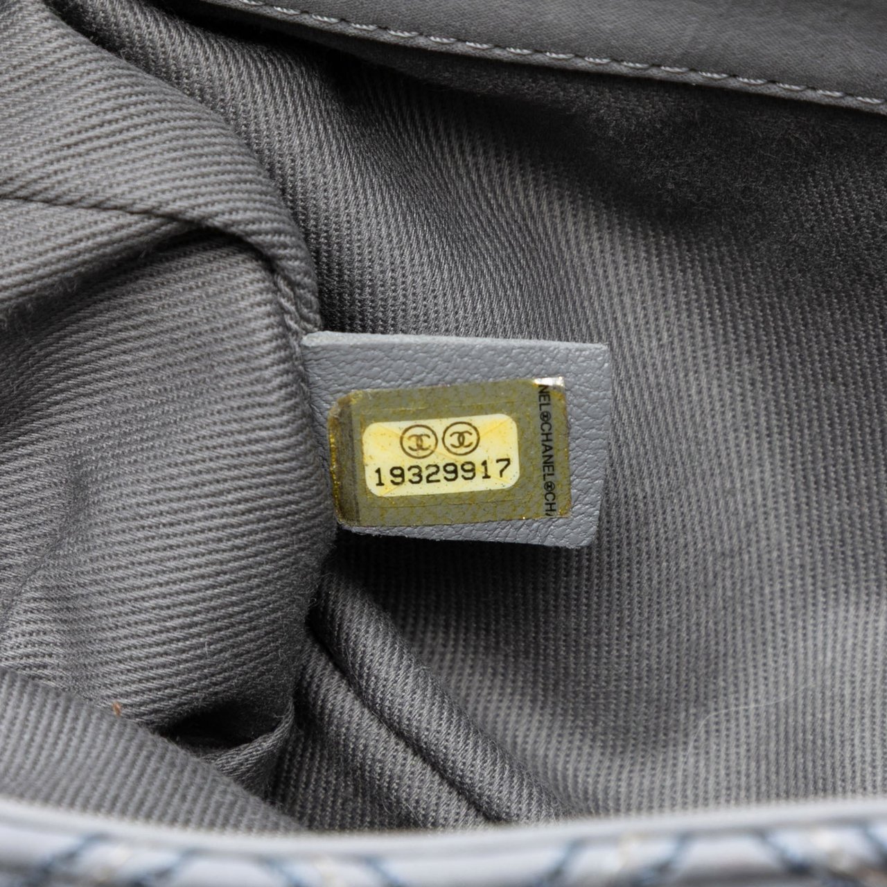 Chanel Medium Quilted Calfskin Triple Stitched Flap Blauw