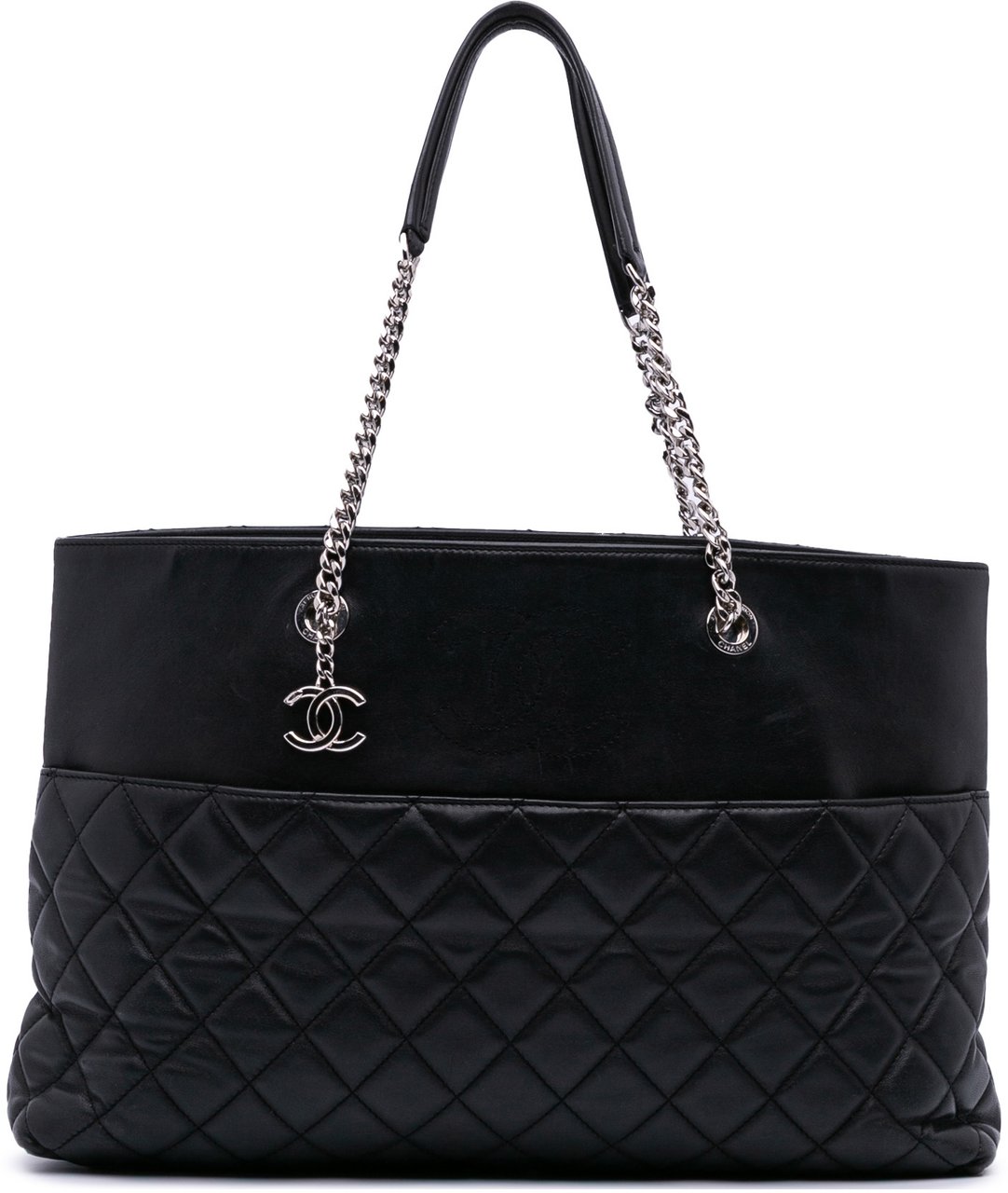 Chanel CC Quilted Lambskin Urban Delight Tote Zwart