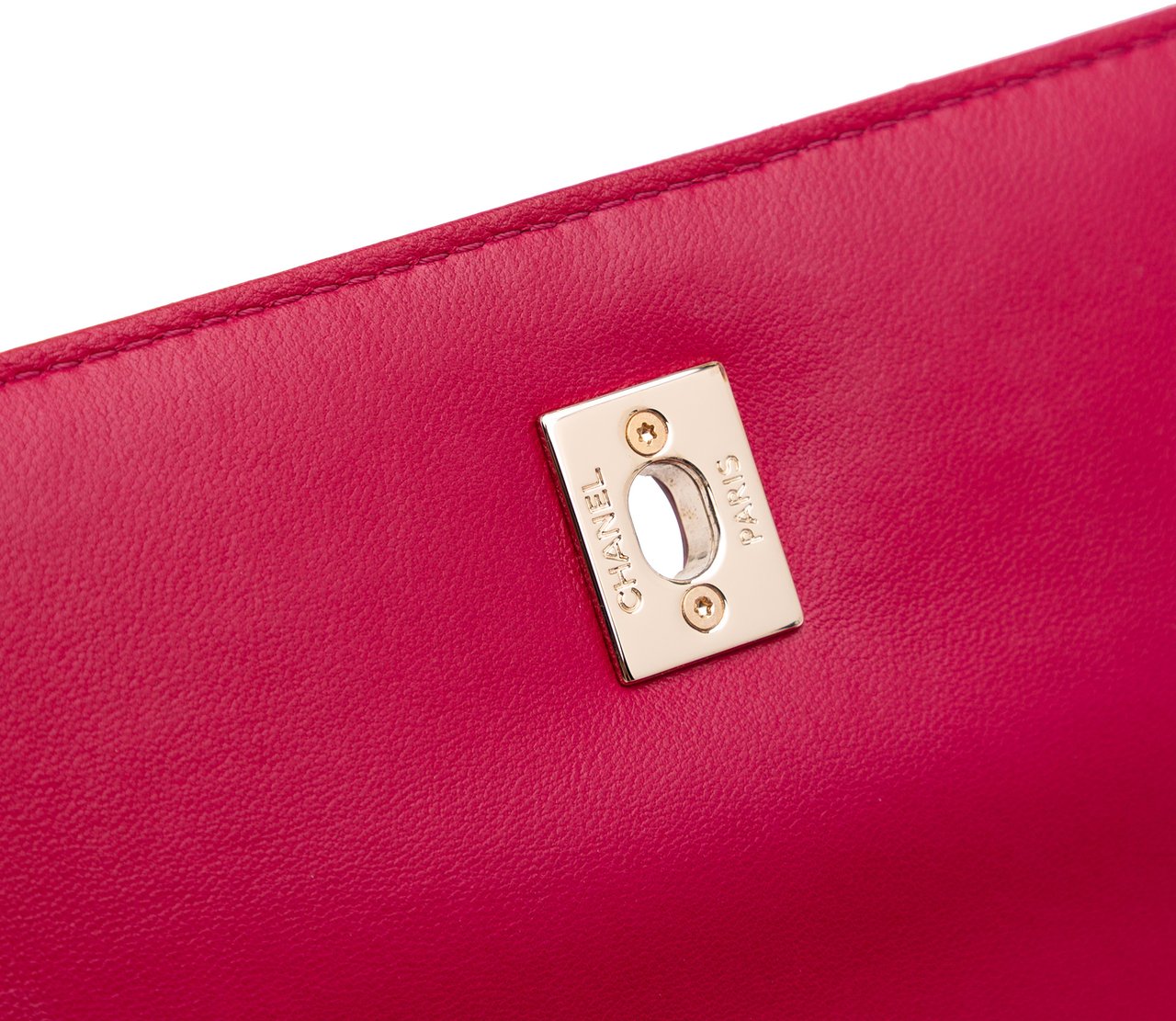 Chanel Small Quilted Lambskin Citizen Chic Flap Roze