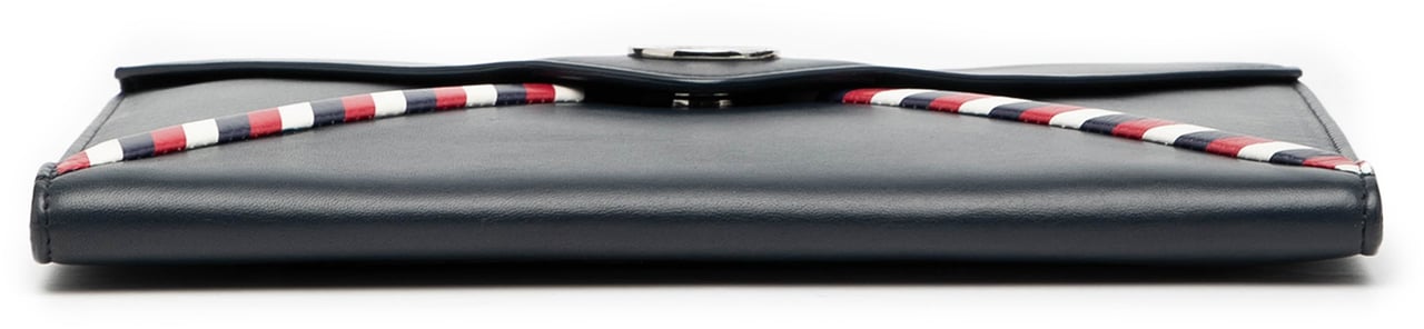 Chanel Lambskin Airlines Envelope Clutch Blauw