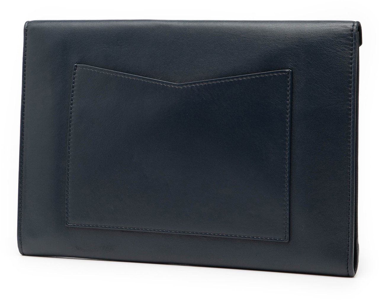 Chanel Lambskin Airlines Envelope Clutch Blauw