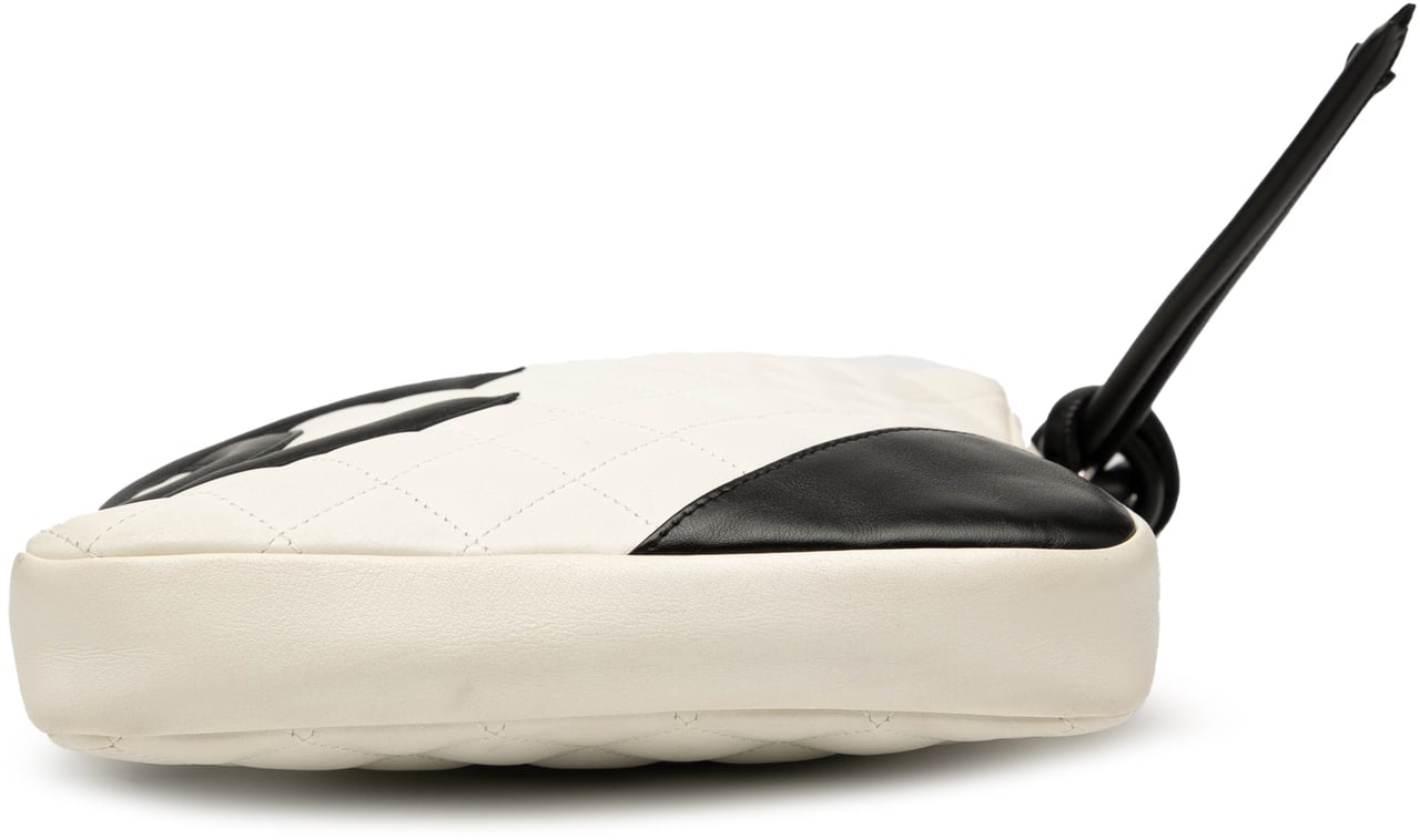 Chanel Lambskin Cambon Ligne Crossbody Wit