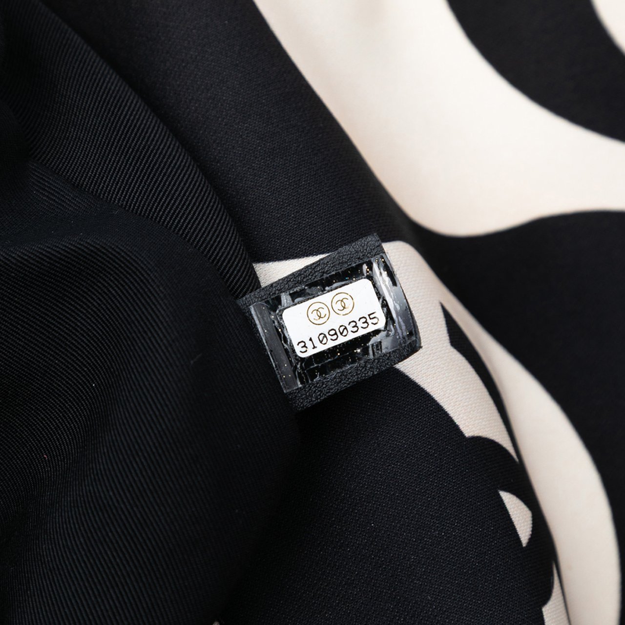 Chanel Large Printed Silk 19 Flap Wit