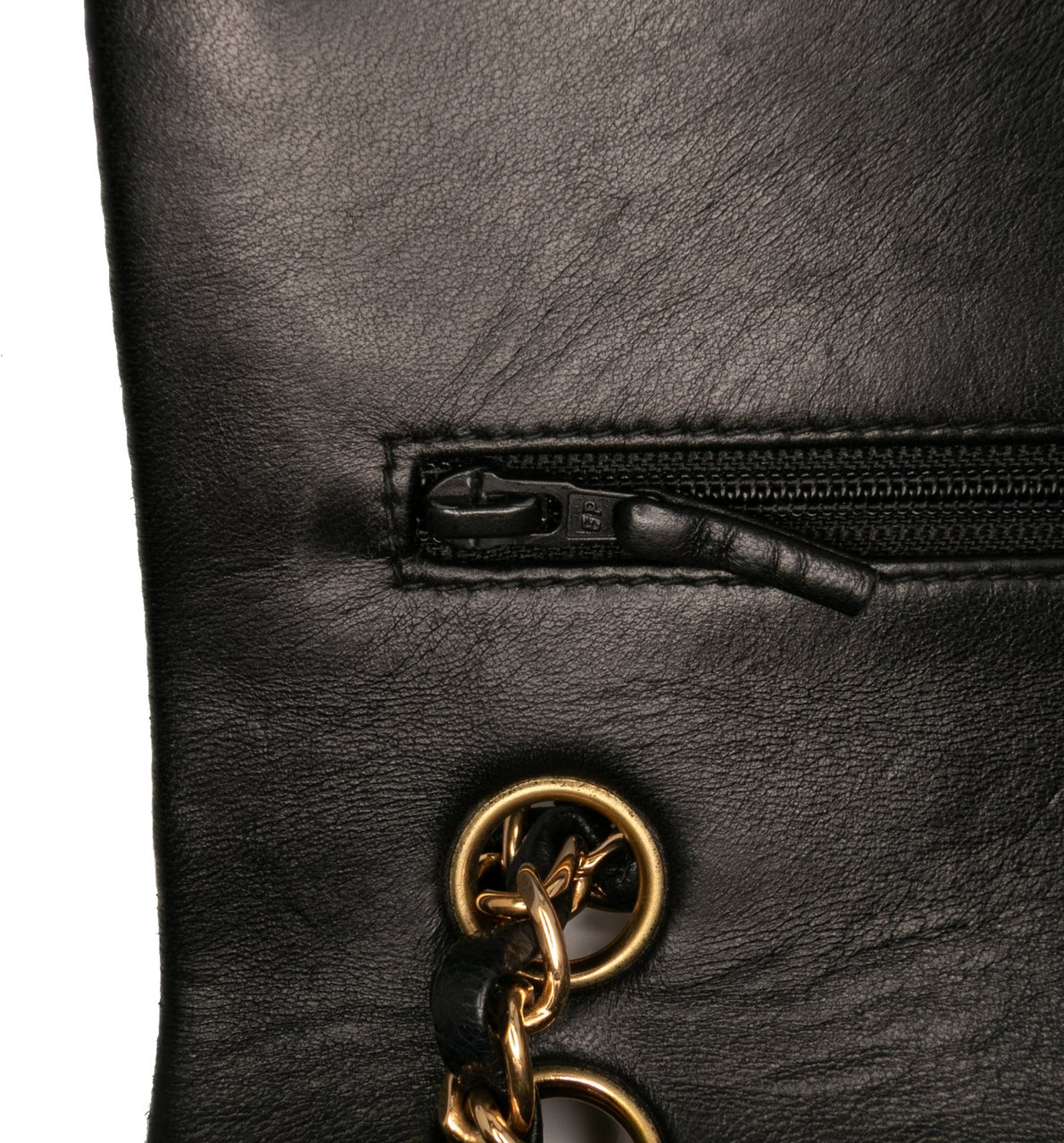 Chanel Small Classic Lambskin Double Flap Zwart
