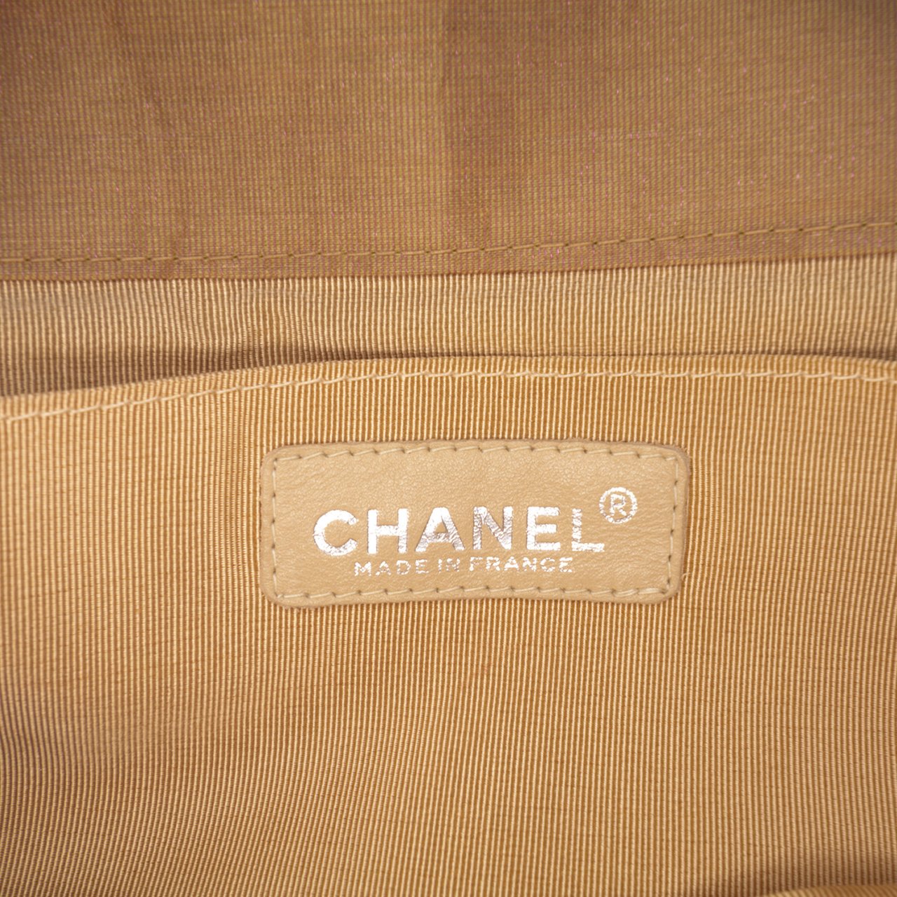 Chanel Quilted Iridescent Nylon Mademoiselle Flap Bruin