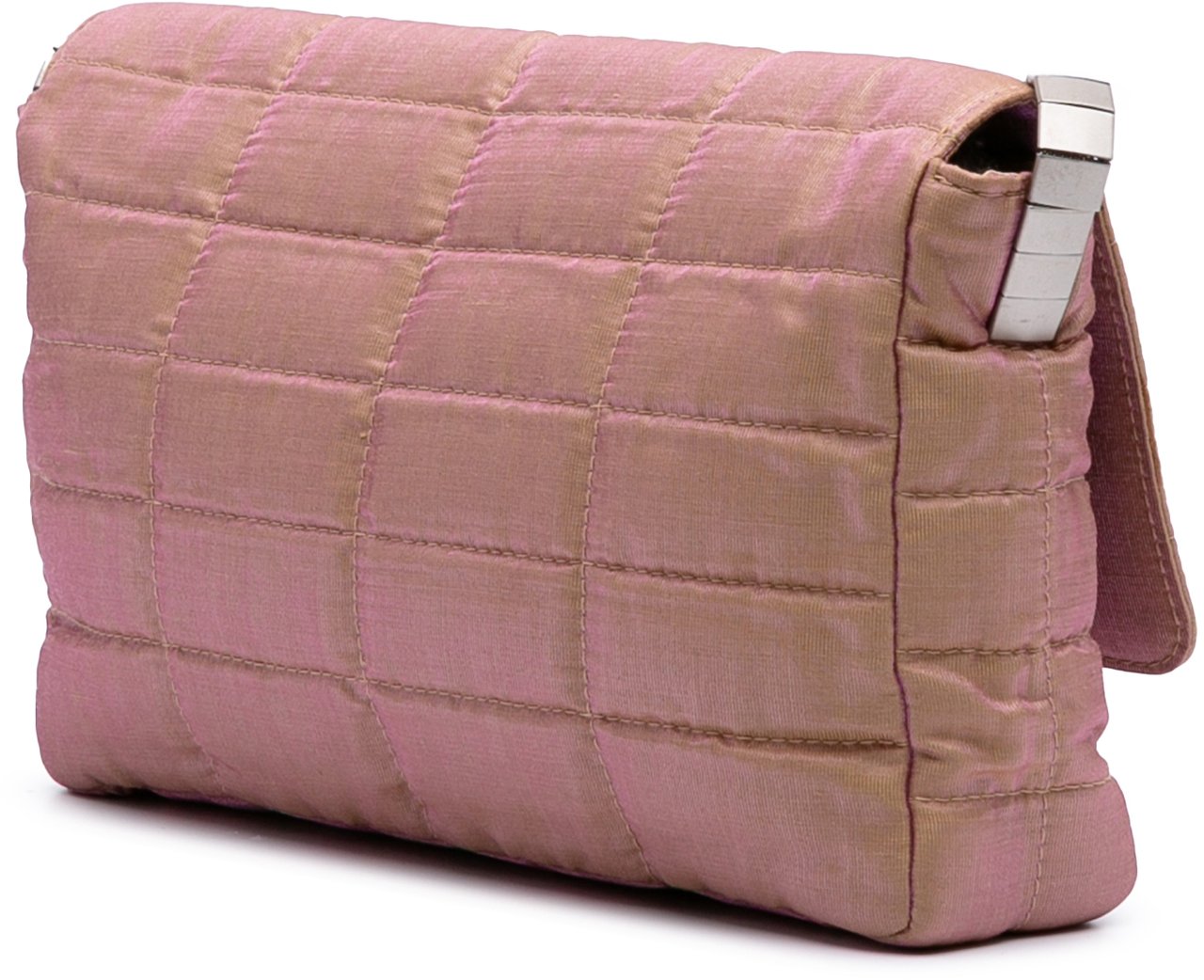 Chanel Quilted Iridescent Nylon Mademoiselle Flap Bruin