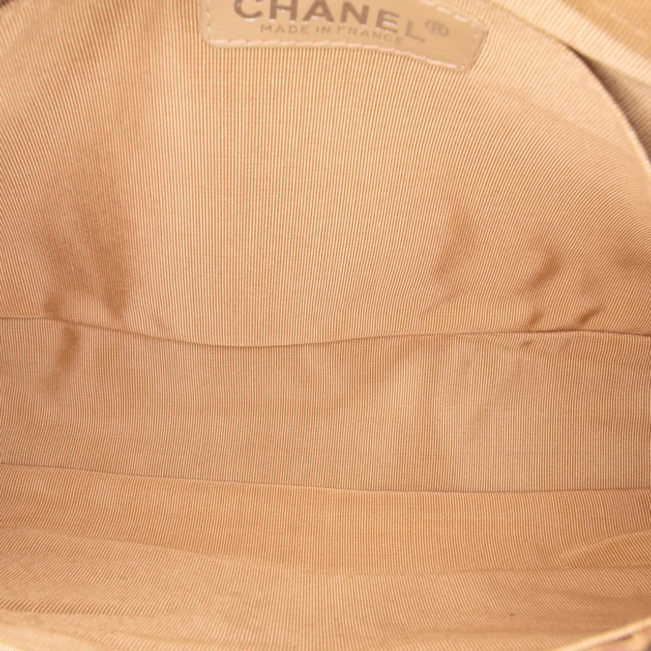 Chanel Quilted Iridescent Nylon Mademoiselle Flap Bruin