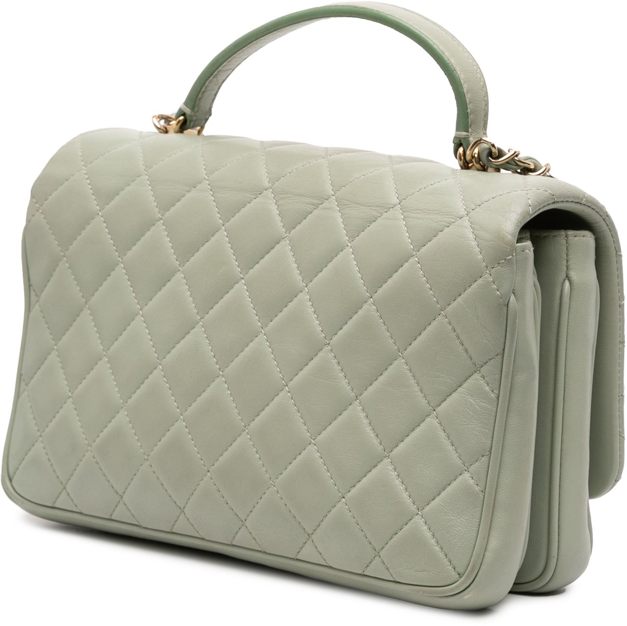 Chanel Small Quilted Lambskin Citizen Chic Flap Groen