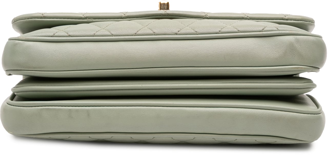 Chanel Small Quilted Lambskin Citizen Chic Flap Groen