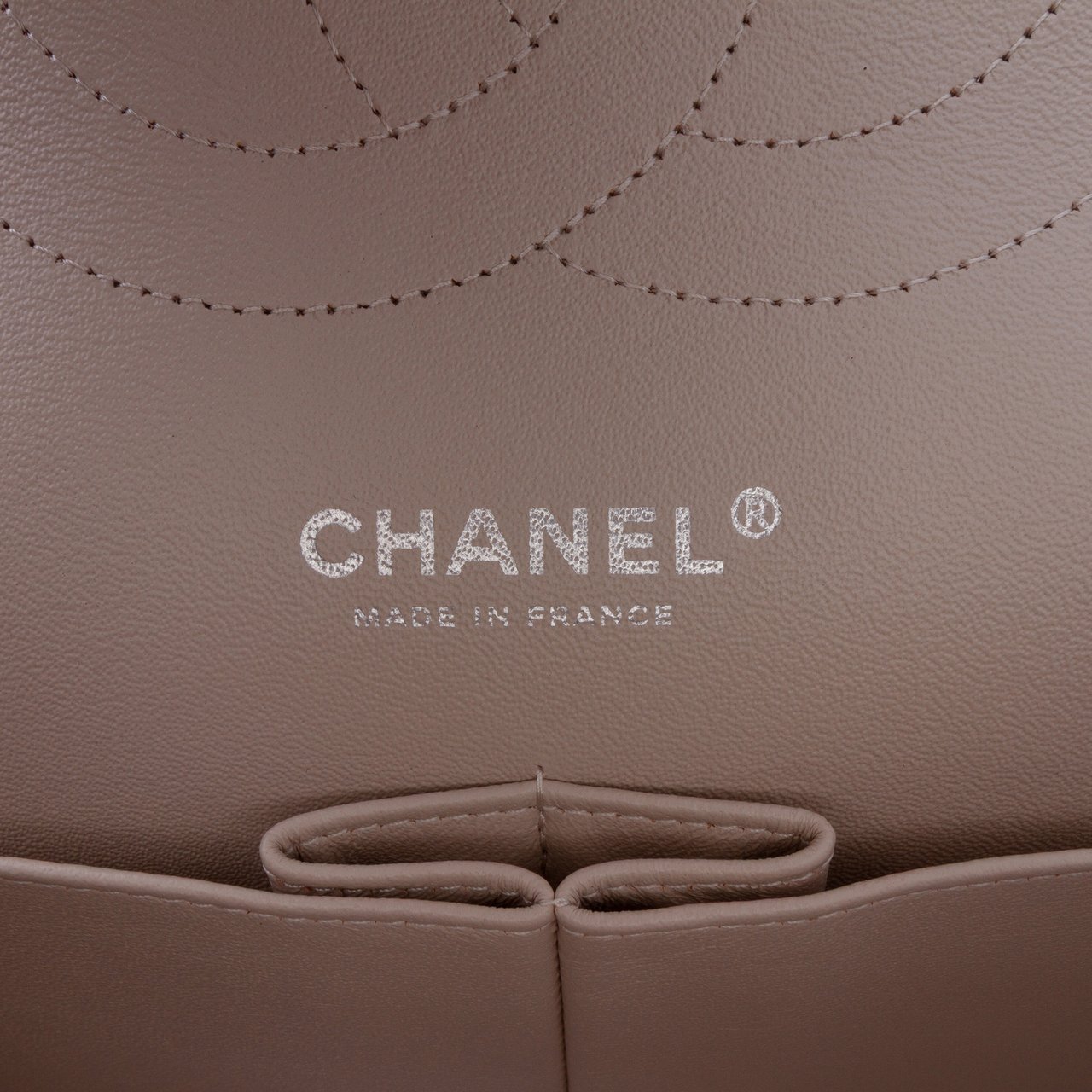 Chanel Jumbo Classic Lambskin Double Flap Wit