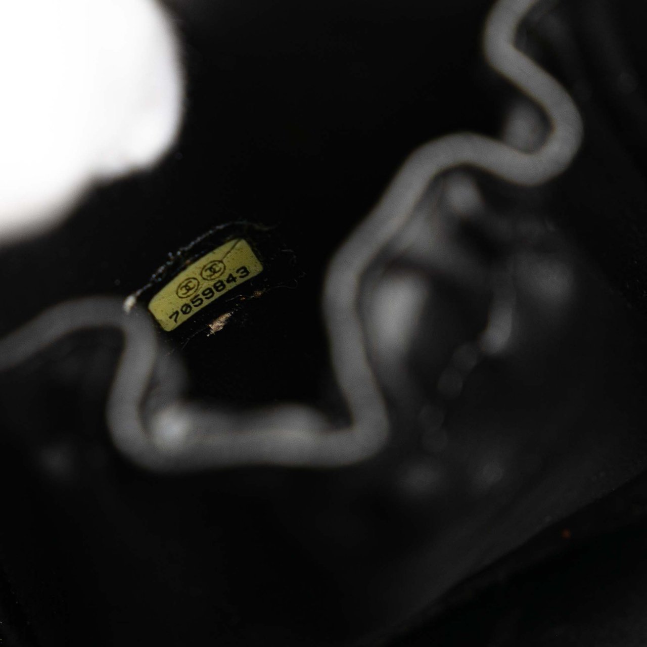 Chanel CC Caviar Vanity Bag Zwart